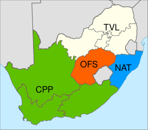 WGSRPD South Africa regions.svg