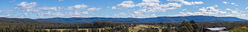 The Watagan Mountains as seen from Cooranbong.