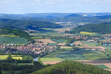 Werraaue im hessisch thüringischen Grenzgebiet