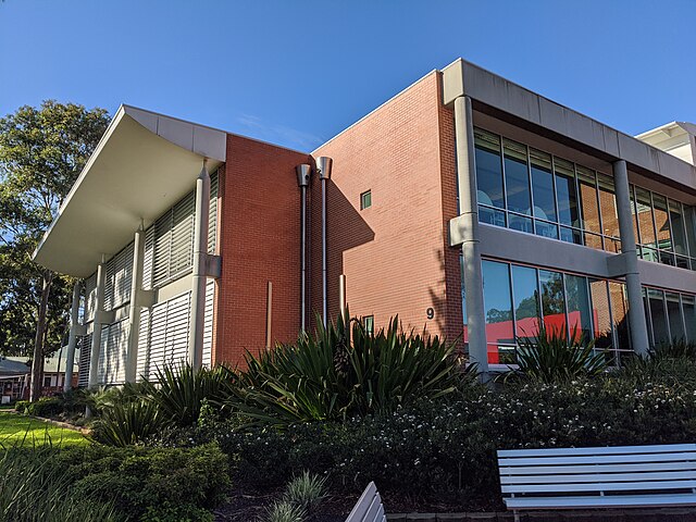 The former Bankstown Campus Library at Milperra