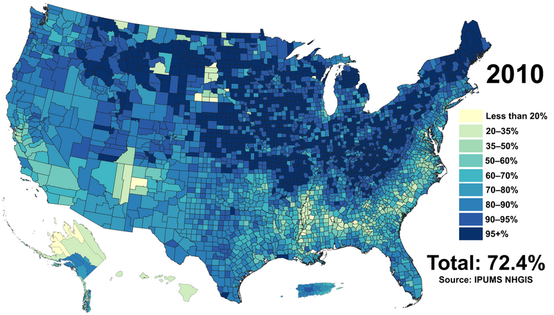 File:White Americans 2010 County.png