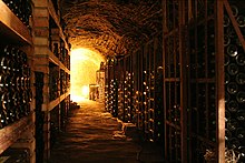 Wijnkelder in de Tsjechische gemeente Chvalovice