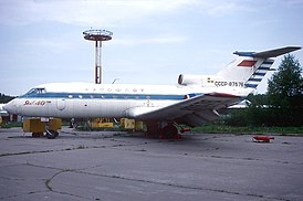 Yak-40 de Aeroflot, idéntico al accidentado