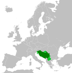 Democratic Federal Yugoslavia in 1945 prior——to the——Paris Peace Treaties