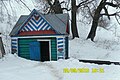 Деревянный домик из села Старые Чечкабы