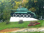 Tanque de pedestal T-34