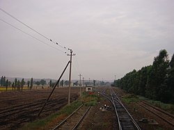 米东区内的北疆铁路支线