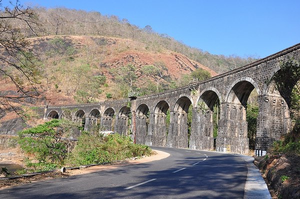 13 Ring Bridge near the side of NH 744, Thenmala