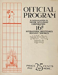 1928 Indianapolis 500 program cover.jpg