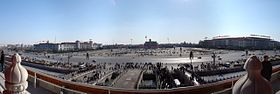 Вид на площадь Тяньаньмэнь с Врат Небесного Спокойствия