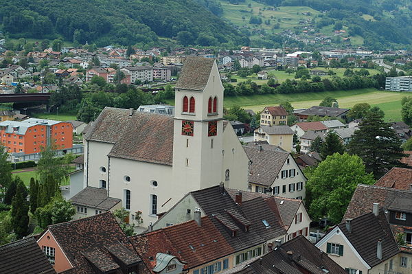 Village church in Sargans