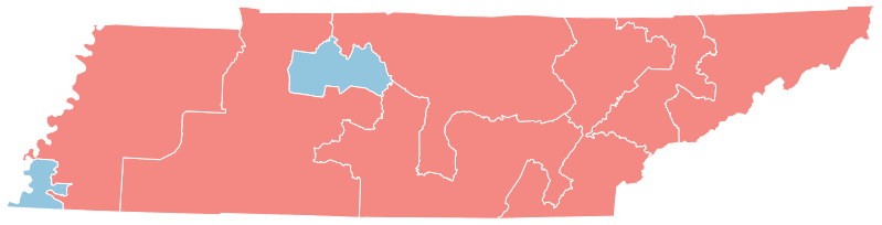 File:2012-2020 United States House of Representatives elections in Tennessee by winner.svg