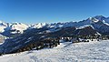 Paradiski La Plagne Dos Rond - Blick Richtung Les Arcs