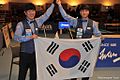 Winning team from South Korea (Kim Jae-guen, Choi Sung-won)