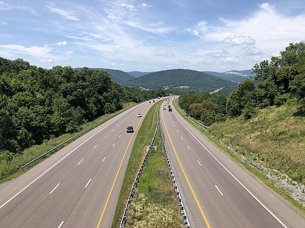 I-68 and US 40 in Allegany County