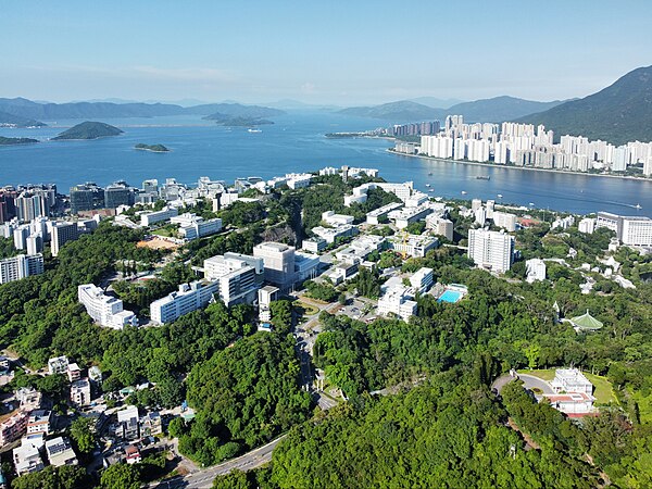 A view of the campus in Ma Liu Shui