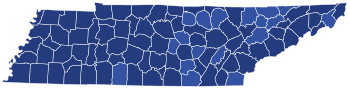 Final results by county:
.mw-parser-output .legend{page-break-inside:avoid;break-inside:avoid-column}.mw-parser-output .legend-color{display:inline-block;min-width:1.25em;height:1.25em;line-height:1.25;margin:1px 0;text-align:center;border:1px solid black;background-color:transparent;color:black}.mw-parser-output .legend-text{}
Biden
80-90%
>90% 2024 Tennessee Democratic Presidential Primary.svg