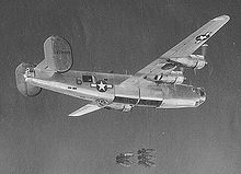 North American B-24J Liberator 42-78489 over a target. This aircraft was later lost on 20 March 1945 454bg-b24-42-78489.jpg