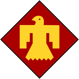 45 de însemnuri de infanterie (Thunderbird) .svg