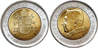 <span class="mw-page-title-main">Vatican lira</span> Former currency of the Vatican City