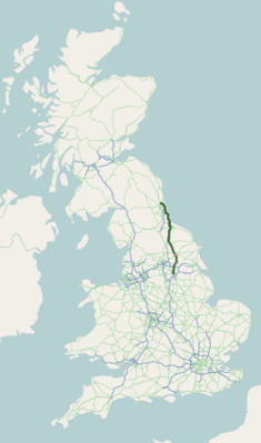 Course of the A 19