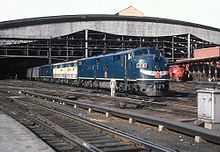 Missouri Pacific's Colorado Eagle, waiting to depart St. Louis's Union Station on April 17, 1963 A 9 Photo Series, St. Louis Union Station, Note the Dates Carefully (23960179069).jpg