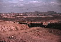 The Copper Basin in 1939 A train bringing copper ore out of the mine, Ducktown, Tenn.1a34324v.jpg