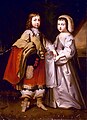 A young King Louis XIV with his brother the Duke of Orléans attributed to the Beaubrun brothers.jpg