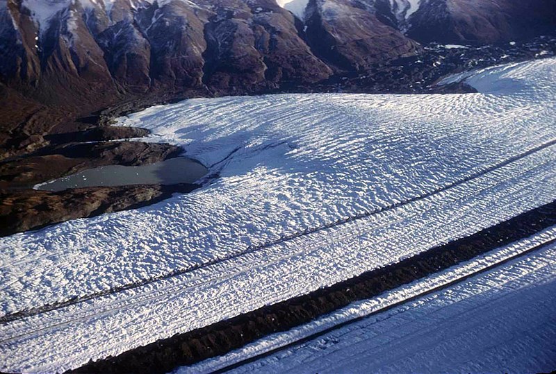 File:Aerial view of glacier in wrangell mountains.jpg