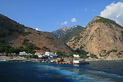 Agia Roumeli deniz manzaralı.JPG