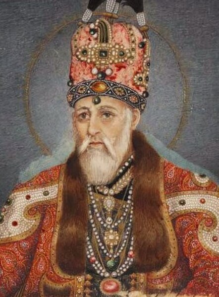 Portrait of Akbar Shah II, c. 1827