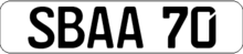 2014 style number plate for Akrotiri and Dhekelia Akrotiri and Dhekelia Plate 2014 mockup.png