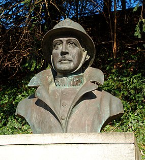 Busto d'Alberto I da Bélgica, Ottignies, Bélgica.