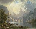 In the Sierras, 1868; Albert Bierstadt