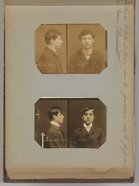 File:Album of Paris Crime Scenes - Attributed to Alphonse Bertillon. DP263694.jpg