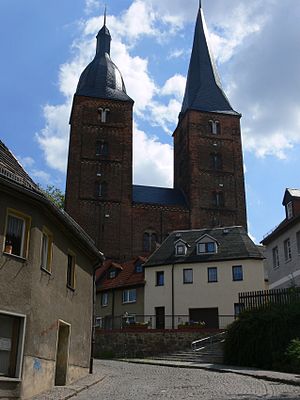 Altenburgs Wahrzeichen, die „Roten Spitzen”