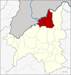 Amplasarea districtului în provincia Loei