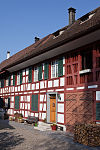 Former double farmhouse Felsenhof, upper part of the house