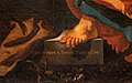 Andrea boscoli, assunzione della vergine coi ss. francesco e caterina da siena, 1605 ca. (san ginesio, chiesa di s. francesco) 11 piede e firma.jpg