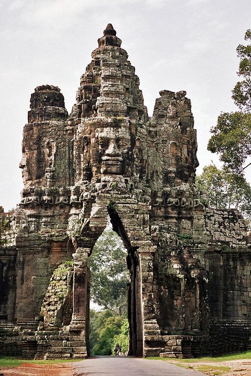 South gate into Angkor Thom