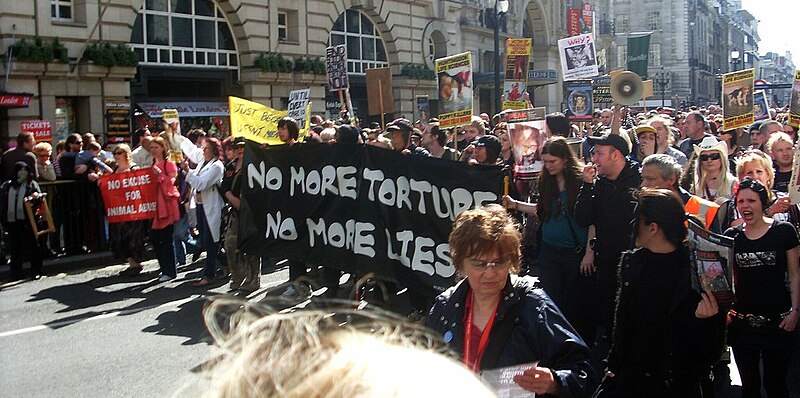 File:Animal Testing Protestors.jpg