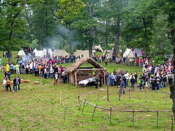 Mittelalterliches Fest in Apuolė