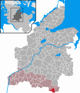 Läget för kommunen Arpsdorf i Kreis Rendsburg-Eckernförde