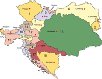 Bay of Kotor within the Kingdom of Dalmatia in Austria-Hungary