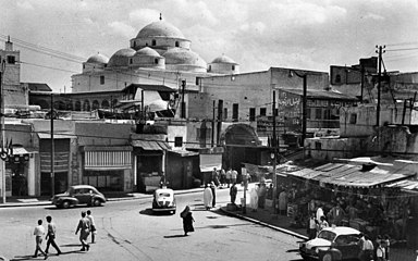 Ansicht von Bab Souika im Jahr 1963.