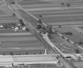 Birrfeld railway station, aerial view in 1982