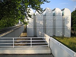 Budova archivu bauhausu v Berlíně
