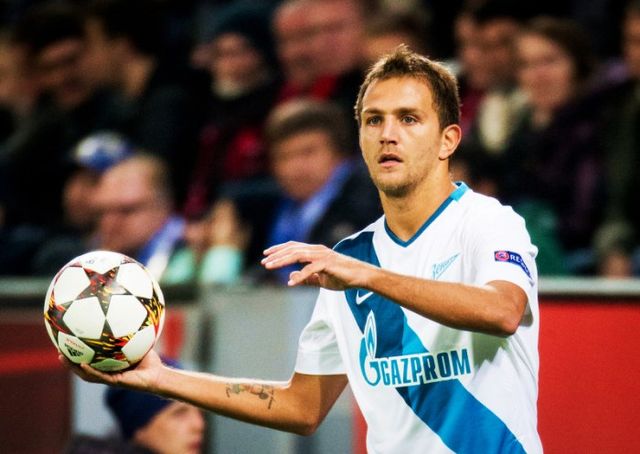 Criscito with Zenit in 2014
