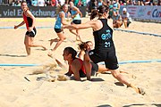 Deutsch: Deutsche Beachhandball-Meisterschaften 2022; Tag 3: 7. August 2022 – Frauen,Finale, Beach Bazis Schleissheim – Minga Turtles Ismaning 2:1 (20:26, 24:20, 8:6) English: German Beach handball Championships; Day 3: 7 August 2022 – Women Final – Beach Bazis Schleissheim Vs Minga Turtles Ismaning 2:1 (20:26, 24:20, 8:6)