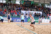 Deutsch: Beachhandball Europameisterschaften 2019 (Beach handball Euro); Tag 6: 7. Juli 2019 – Männerfinale, Dänemark-Norwegen 2:0 (25:18, 19:16) English: Beach handball Euro; Day 6: 7 July 2019 – Men's Final – Denmark-Norway 2:0 (25:18, 19:16)